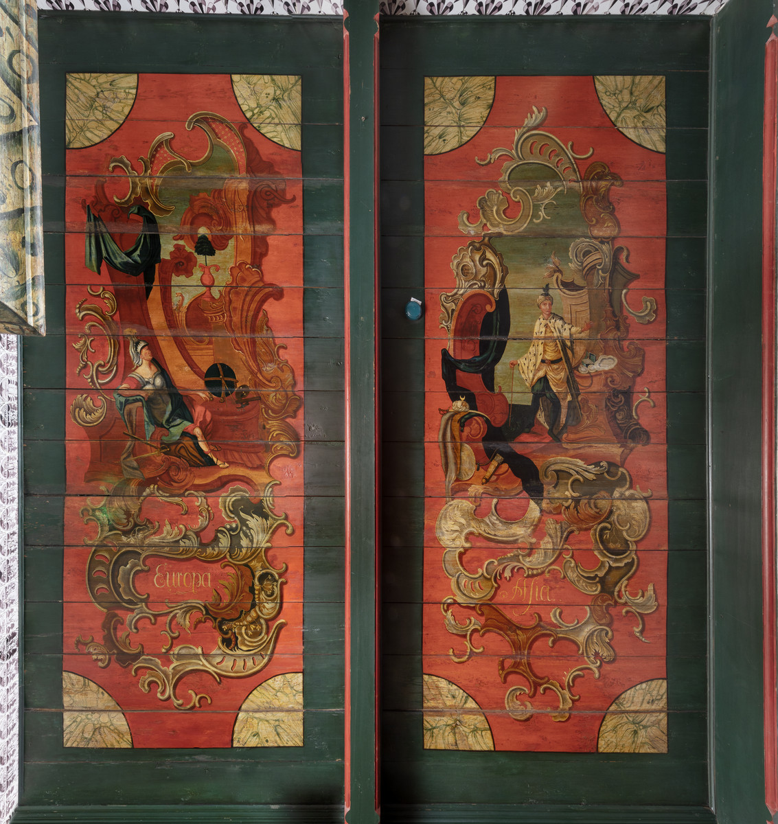 Hooge, Stubendecke aus dem Haus Diedrichsen von der Ockelützwarft