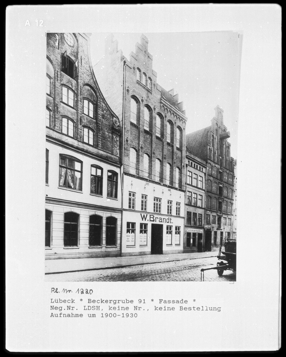 Wohn- und Geschäftshaus Lübeck, Beckergrube 91