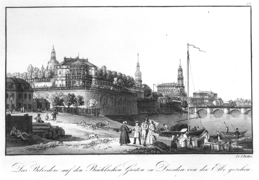 Dresden, Das Belvedere im Brühlschen Garten