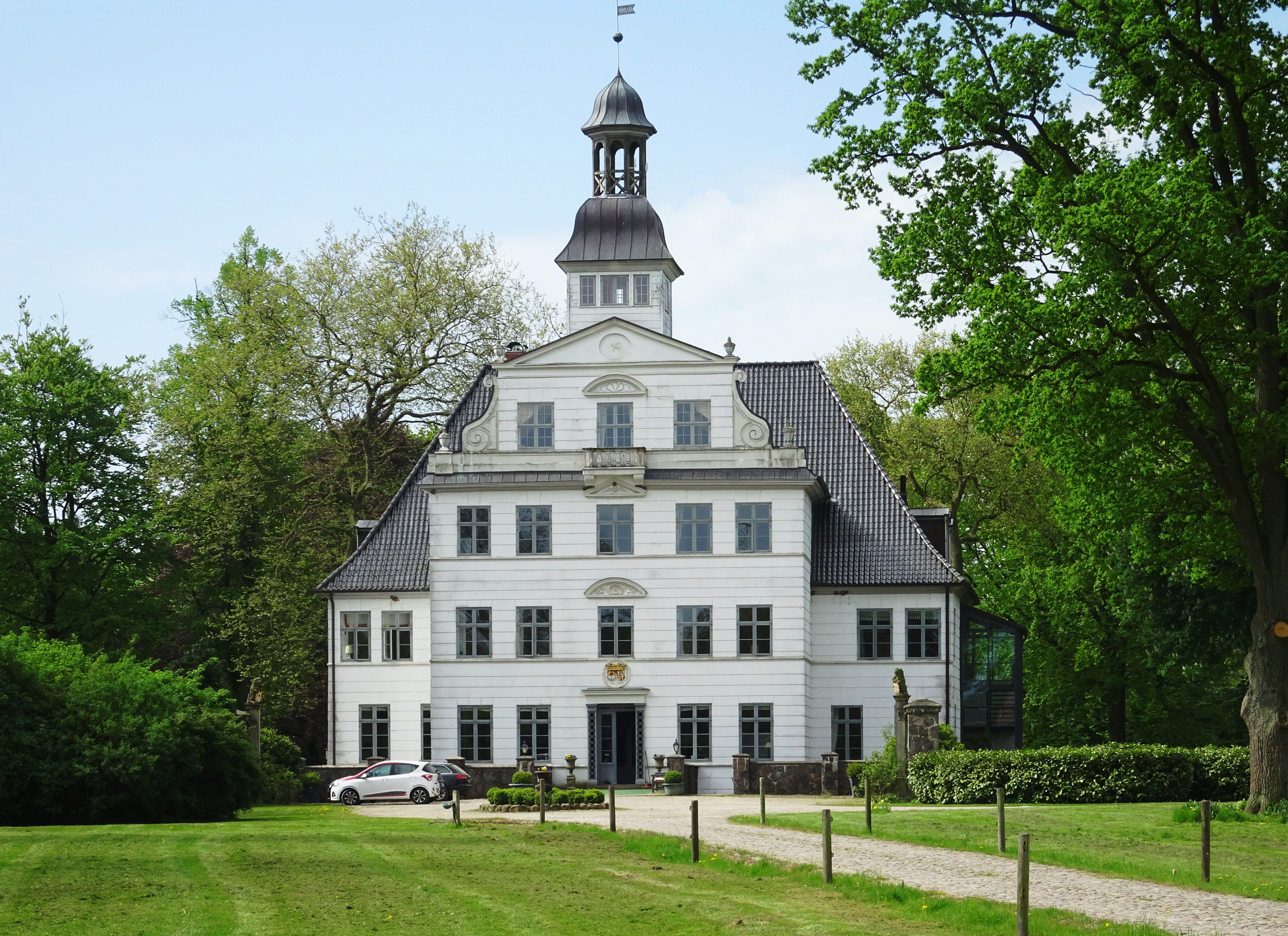 Gut Kletkamp, Eingangsfassade
