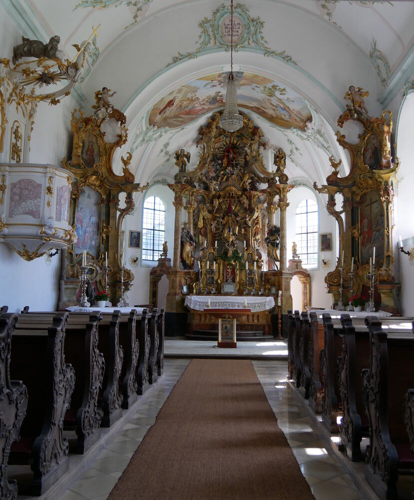 Froschhausen, Filial- u. Wallfahrtskirche St. Leonhard