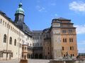 Der Innenhof des Schlosses in Sondershausen (Thüringen).