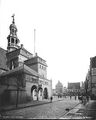 Lüneburger Marktplatz: Blick aus der Waagestraße vor 1902