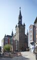 Aachen, Rathaus, Ostseite mit Granus-Turm