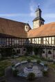 Altmorschen, Jagdschloss Kloster Haydau, Innenhof von Südwesten