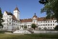 Schloss Alteglofsheim, Hofseite, Ansicht von Nordosten