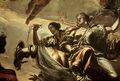 Die Apotheose Johann Georgs III. - Detail unten rechts