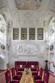 Die Westwand der Kapelle