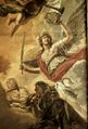 Die Apotheose Johann Georgs III. - Detail rechter Rand