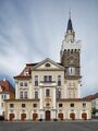 Löbau, Rathaus, Ansicht von Süden (Fassade zum Altmarkt)
