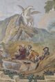 Apoll mit den Musen, Detail unten links