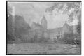 Schloss Alteglofsheim, Hofseite, Ansicht von Nordosten, historische Aufnahme