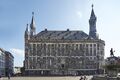 Aachen, Rathaus, Ansicht von Süden